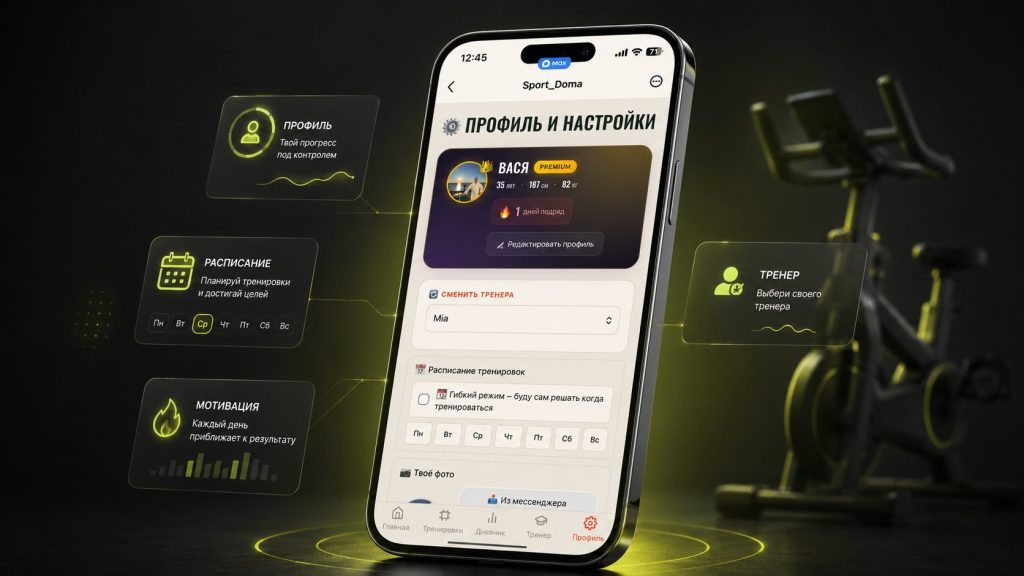 Программа тренировок SportDoma на 12–24 недели